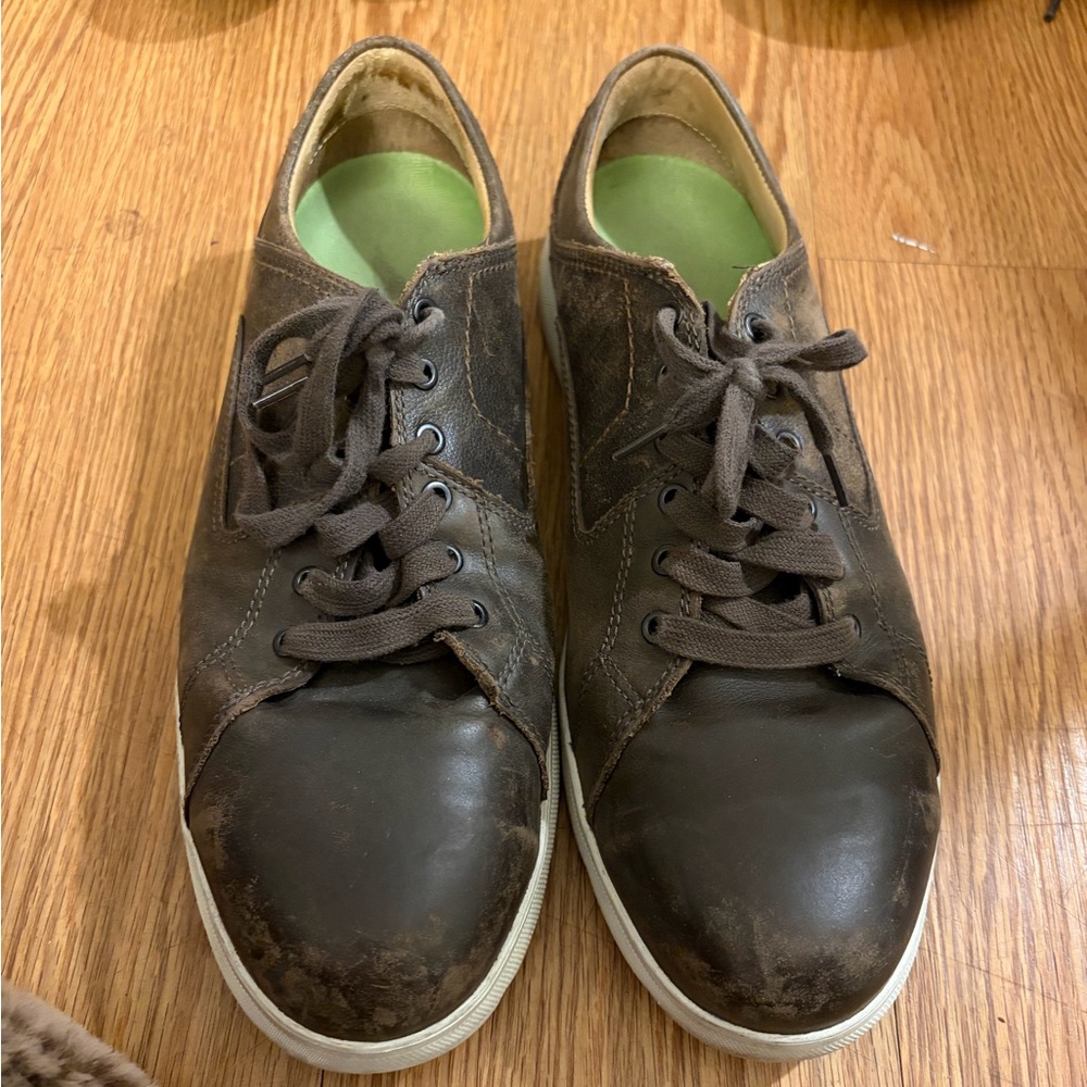 Red Wing Shoes Dark Brown Leather Sneakers